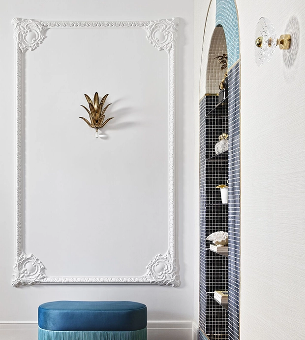 Cornici decorative classiche bianche per pareti eleganti